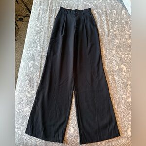 Zara Black Wide Leg Trousers